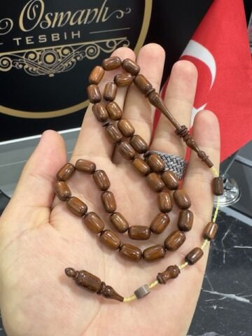 Kapsül Model Sade Yılan Ağacı Tesbih