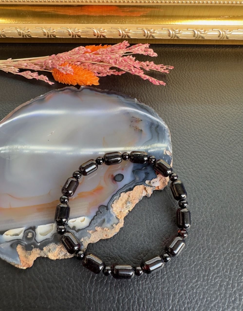 Kapsül Model Damla Kehribar Bileklik