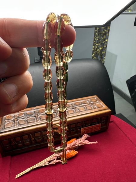 Beyzi Model  Zultanit Doğal Taş Tesbih