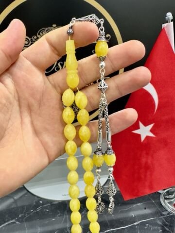 Beyzi Model Baltık Damla Kehribar Tesbih
