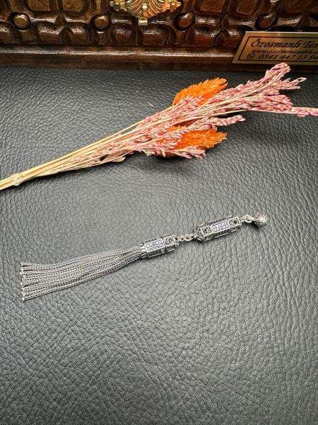 Özel Tasarım Diamond Tasarım Gümüş Püskül