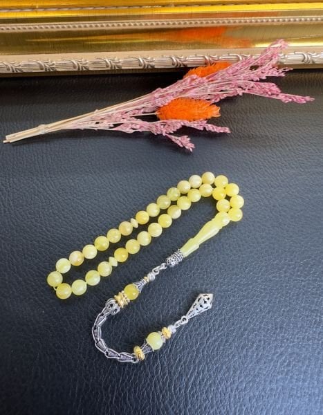 Küre Model Damla Kehribar Tesbih