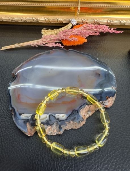 Kapsül Model Damla Kehribar Tesbih