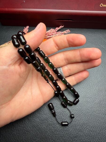 Kapsül Model Ateş Kehribar Tesbih