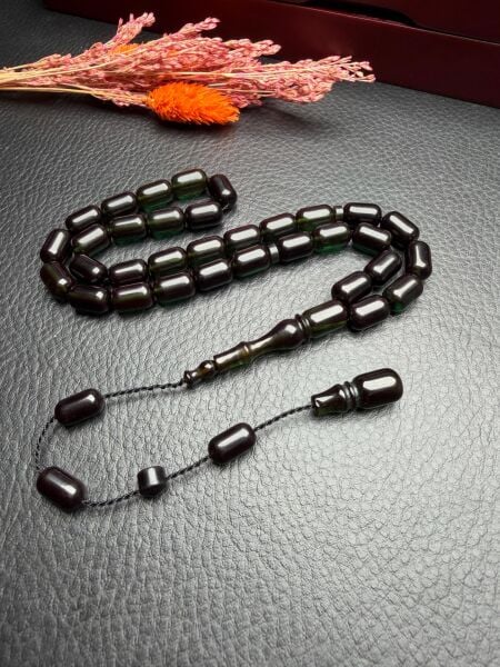 Kapsül Model Ateş Kehribar Tesbih