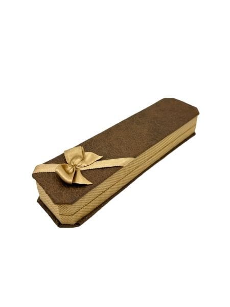 Kahve Renk Kadife Tesbih Kutusu