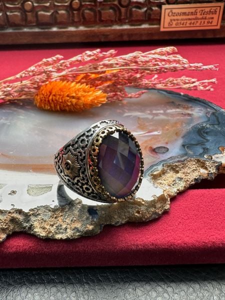 Özel Tasarım  His Taşı Gümüş Yüzük