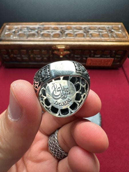 Özel Tasarım  His Taşı Gümüş Yüzük