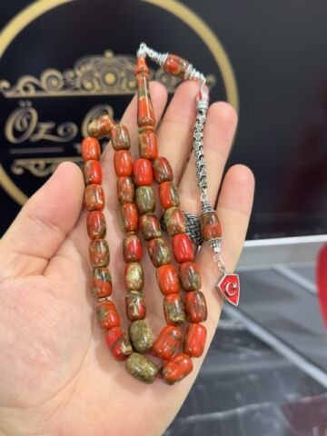 Kapsül  Model Arizona Firuze Taşı Doğal Taş Tesbih