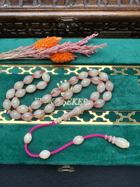 Beyzi Model Osmanlı Benzetme Sıkma Kehribar Tesbih