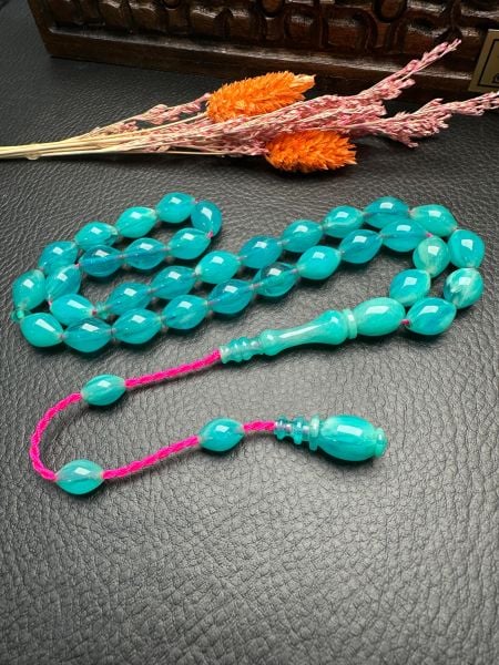 Beyzi Model Osmanlı Benzetme Sıkma Kehribar Tesbih