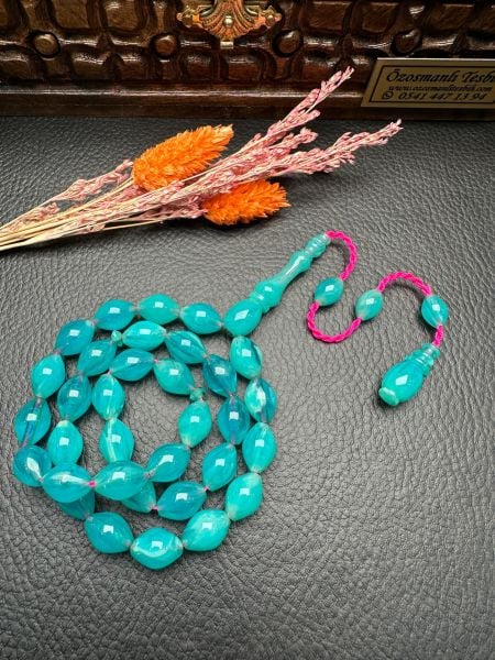 Beyzi Model Osmanlı Benzetme Sıkma Kehribar Tesbih