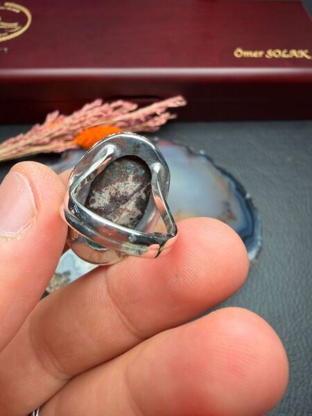 Firuze Taşlı Gümüş Yüzük