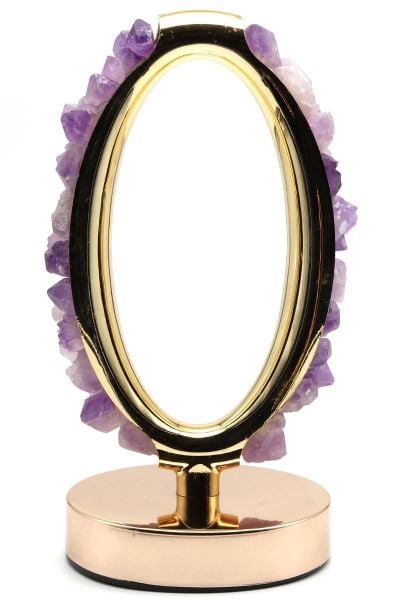 Özel tasarım Ametist Doğal Taş Lamba