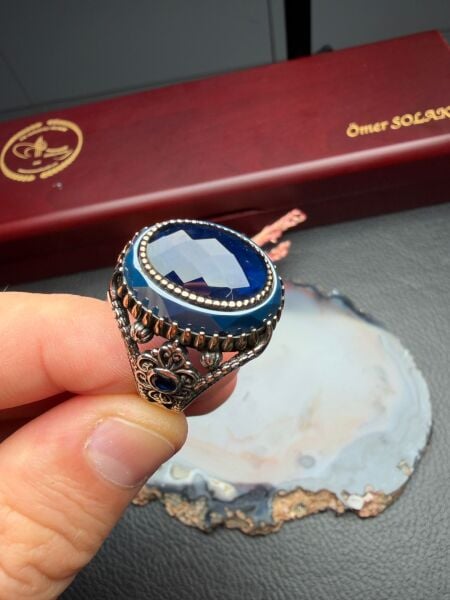 Zirkon Taşlı Gümüş Yüzük