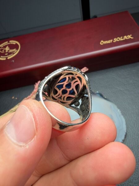 Zirkon Taşlı Gümüş Yüzük