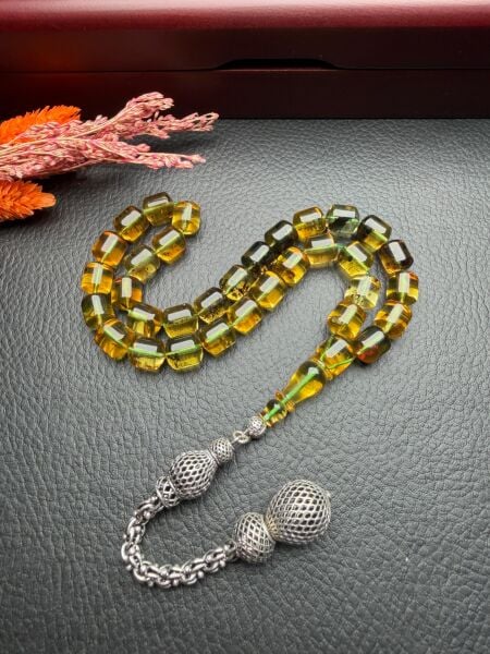 Rus Kaya Damla Kehribar Tesbih