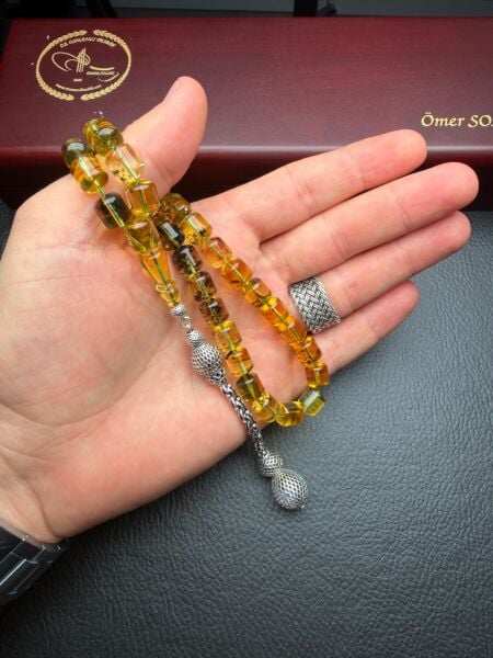 Rus Kaya Damla Kehribar Tesbih