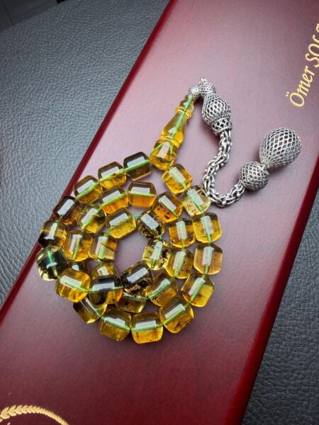 Rus Kaya Damla Kehribar Tesbih