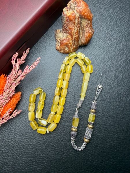 Rus Kaya Damla Kehribar Tesbih