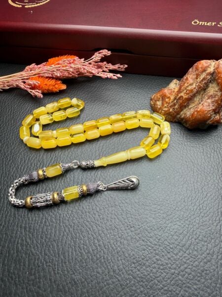 Rus Kaya Damla Kehribar Tesbih