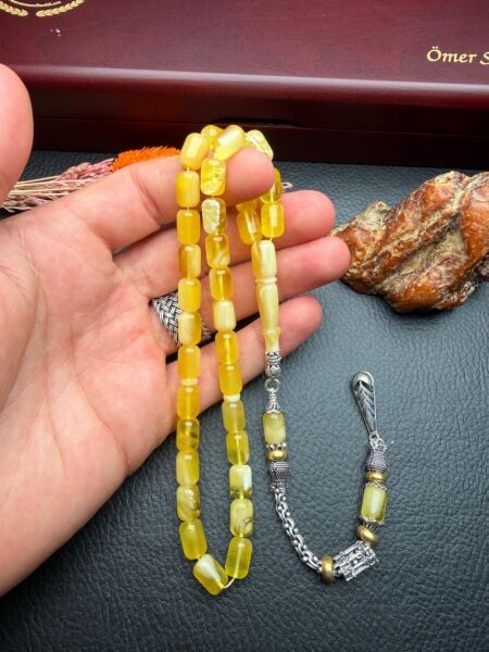 Rus Kaya Damla Kehribar Tesbih