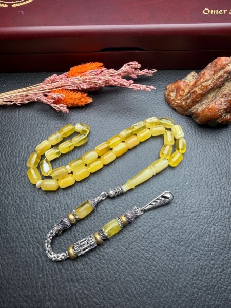 Rus Kaya Damla Kehribar Tesbih