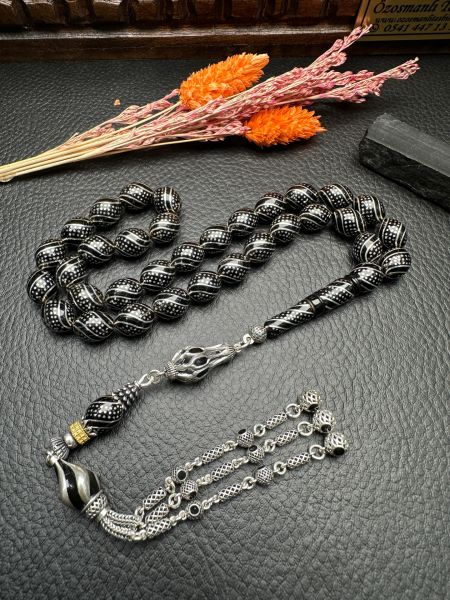 Gümüş Çakım Erzurum Oltutaşı Tesbih