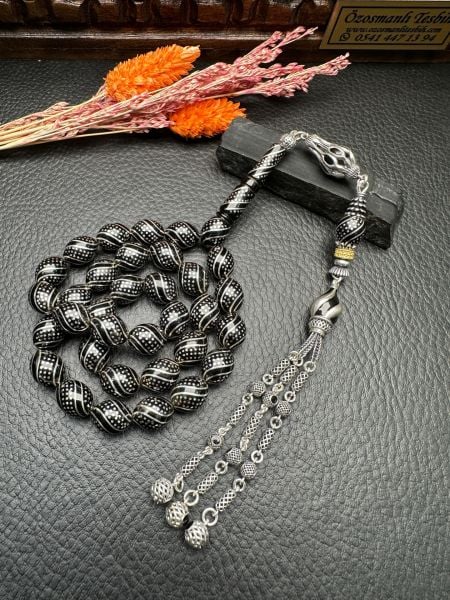 Gümüş Çakım Erzurum Oltutaşı Tesbih