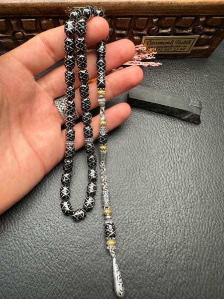 Gümüş Çakım Erzurum Oltutaşı Tesbih