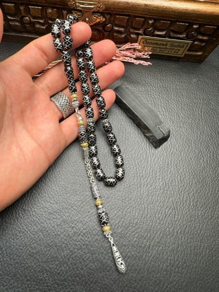 Gümüş Çakım Erzurum Oltutaşı Tesbih