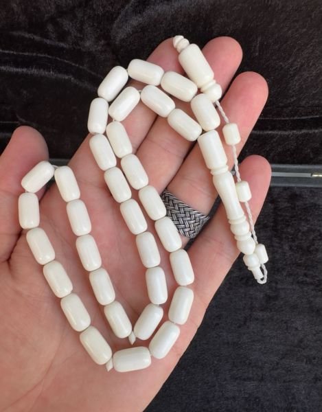 Kapsül Model Sade Deve Kemiği Tesbih