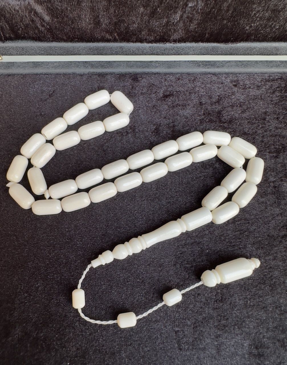 Kapsül Model Sade Deve Kemiği Tesbih