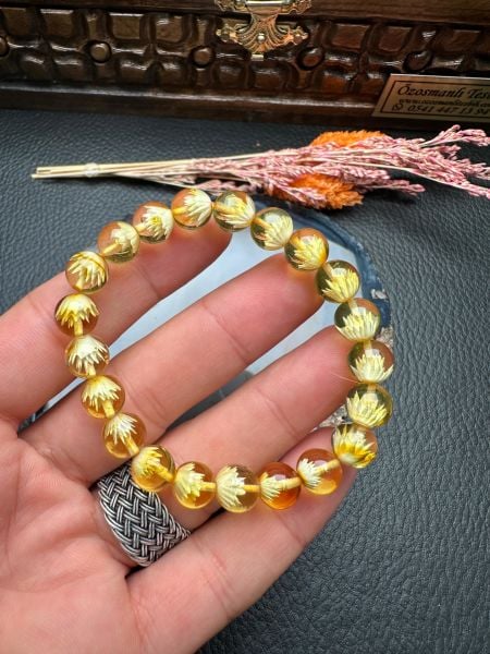 Damla Kehribar Bileklik