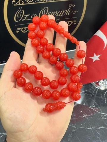 Küre Model Turuncu Renk Katalin Tesbih