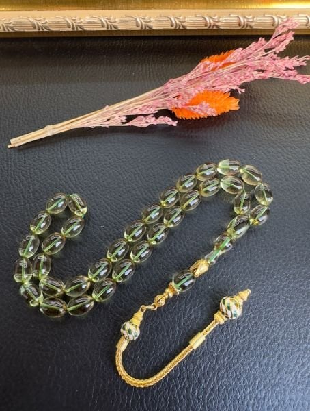 Yakup Kara Badem Model Zar Kehribar Tesbih