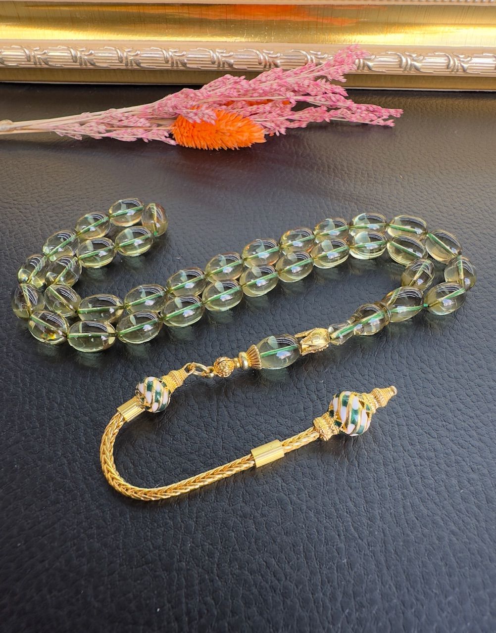 Yakup Kara Badem Model Zar Kehribar Tesbih