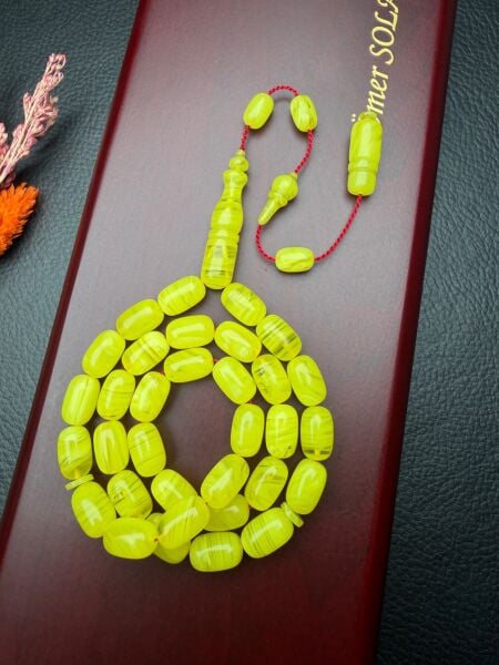 Kapsül Model Sıkma Kehribar Tesbih