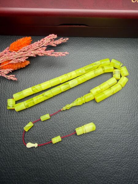 Kesme Model Sıkma Kehribar Tesbih