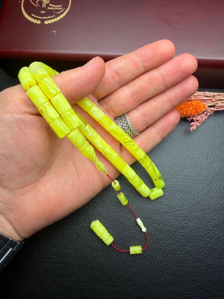 Kesme Model Sıkma Kehribar Tesbih