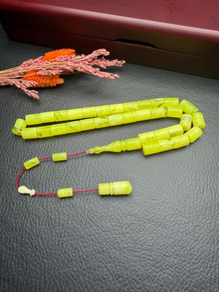 Kesme Model Sıkma Kehribar Tesbih