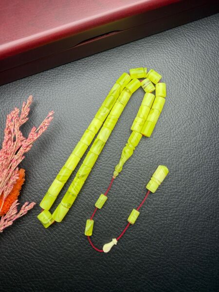 Kesme Model Sıkma Kehribar Tesbih