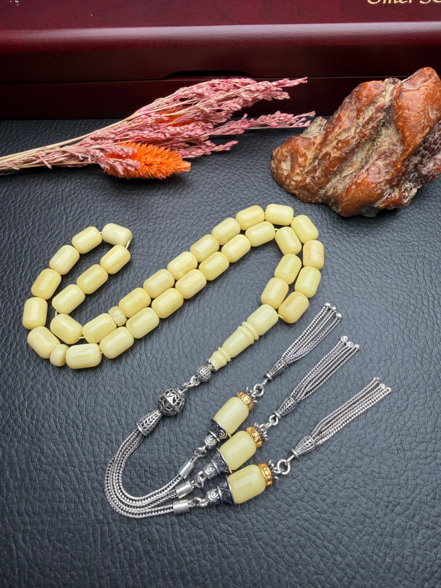 Rus Kaya Damla Kehribar Tesbih