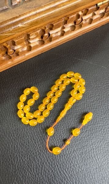 Beyzi Model Zar Kehribar Tesbih