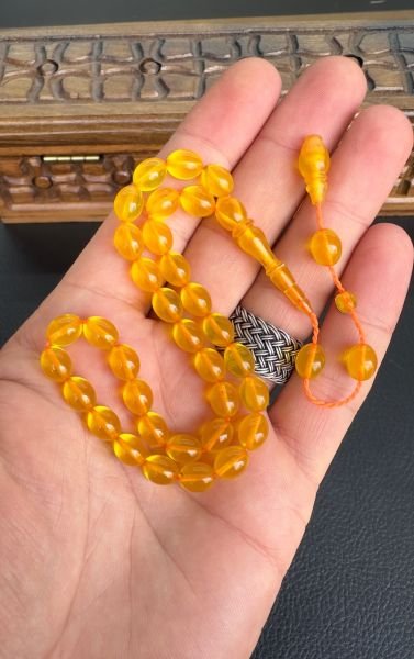 Beyzi Model Zar Kehribar Tesbih