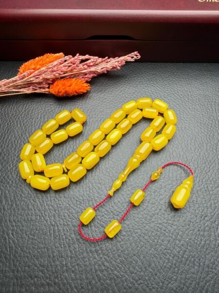 Kapsül Model Sıkma Kehribar Tesbih