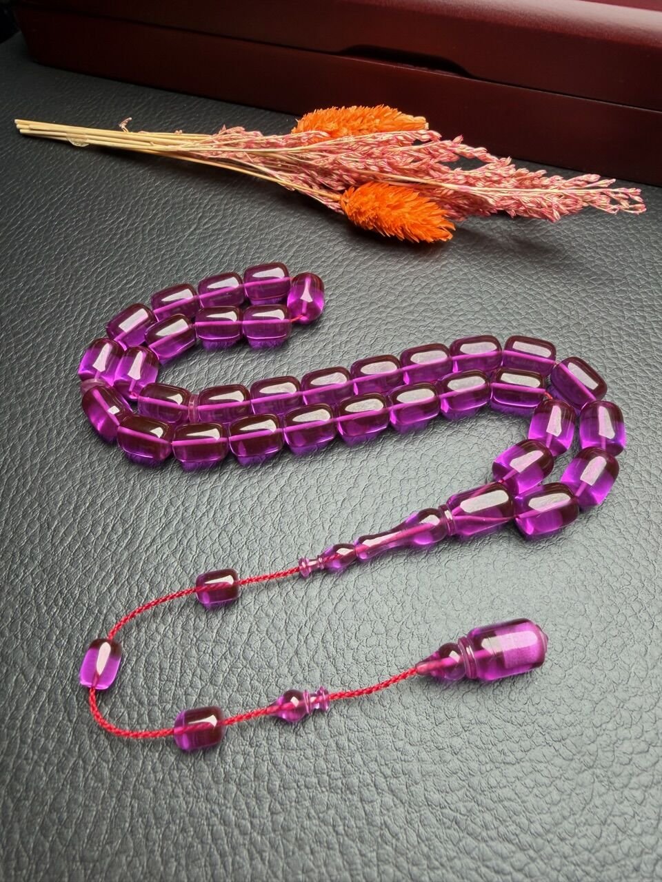 Kapsül Model Ateş Kehribar Tesbih