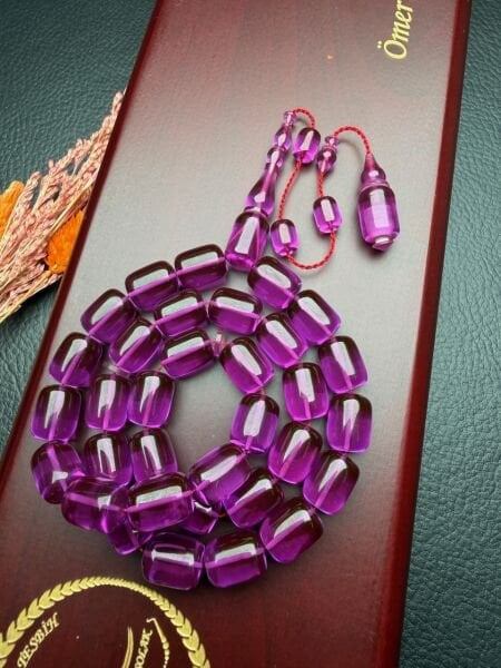 Kapsül Model Ateş Kehribar Tesbih