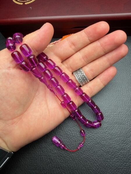 Kapsül Model Ateş Kehribar Tesbih