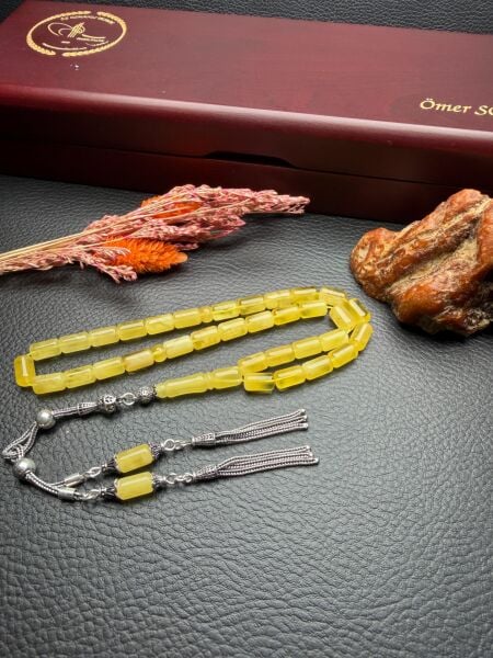 Rus Kaya Damla Kehribar Tesbih